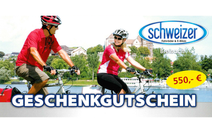 Gutschein 550 € Fahrräder Schweizer